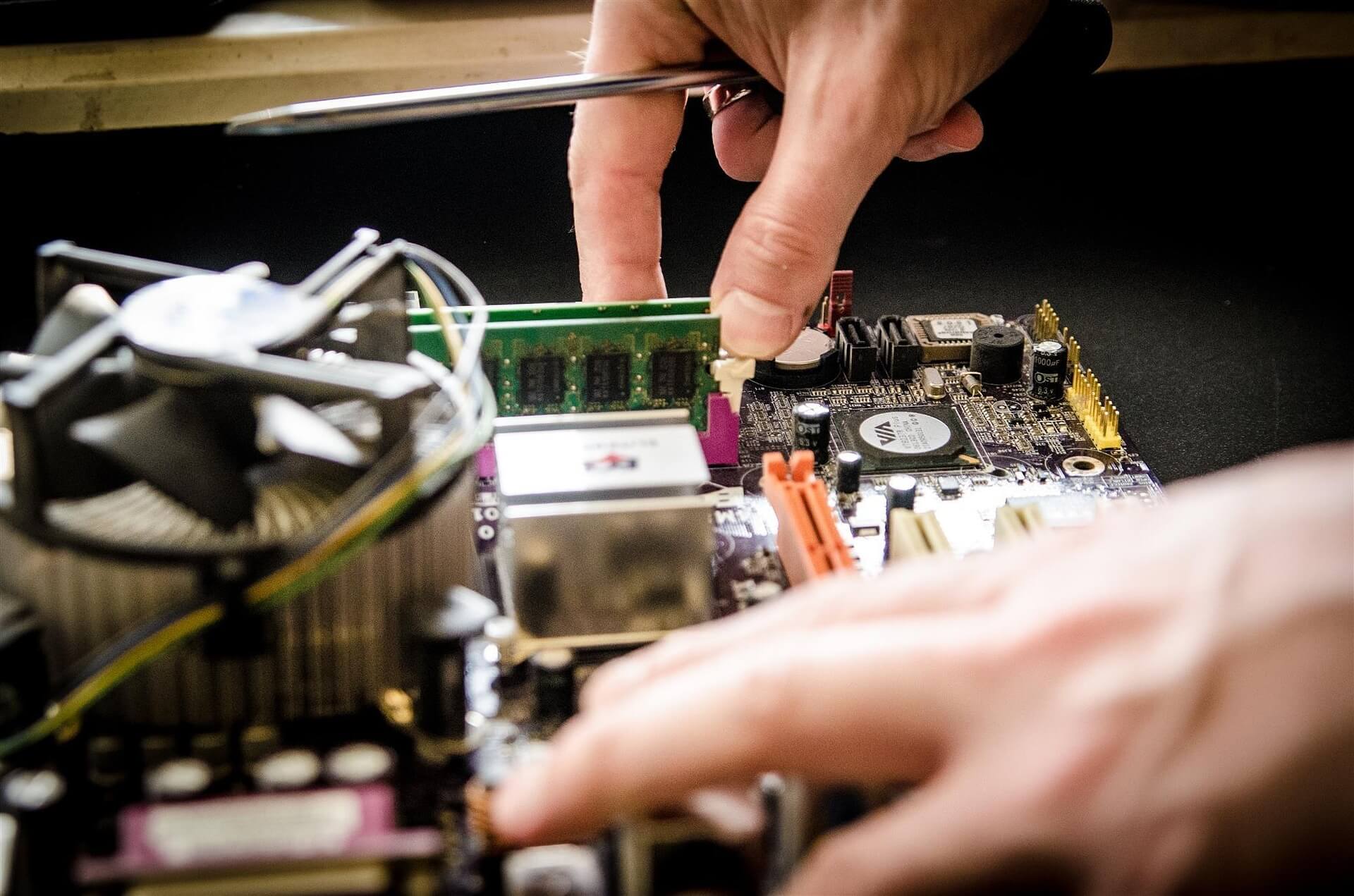 Reparatur eine PC's.